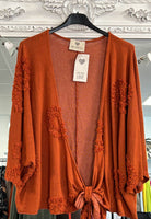 Contessa Winter Tie Cardigan Shrug