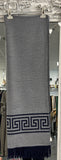 S06 Navy Blue /Grey Reversible Pashmina