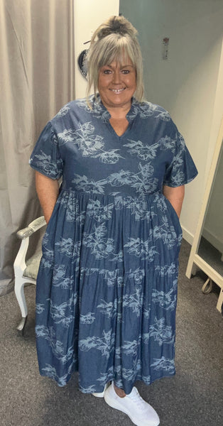 Thea Premium Denim Dress