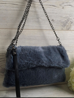 B05 Teddy Faux Fur Bags with Chain