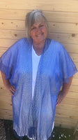Diamante Beaded Tassel Kimono / Cover Up