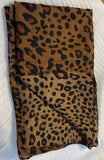 Leopard Suede Effect Print Gloves