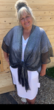 Diamante Beaded Tassel Kimono / Cover Up