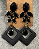 E11 Diamond drop Earring