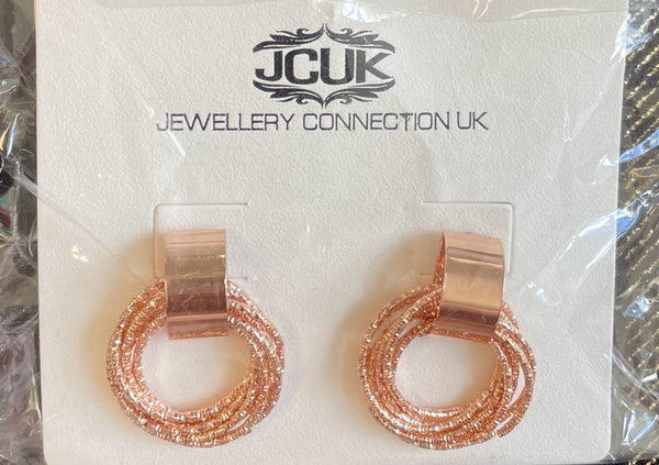 E6   Rose Gold Earrings