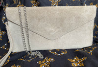 B13 Suede Clutch bag