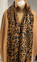 S05 Safari Ombre Animal Print scarf